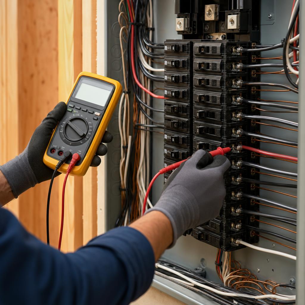 Electrical troubleshooting with professional diagnostic equipment